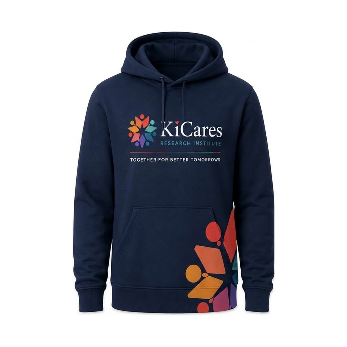 KiCares Hoodie — Navy
