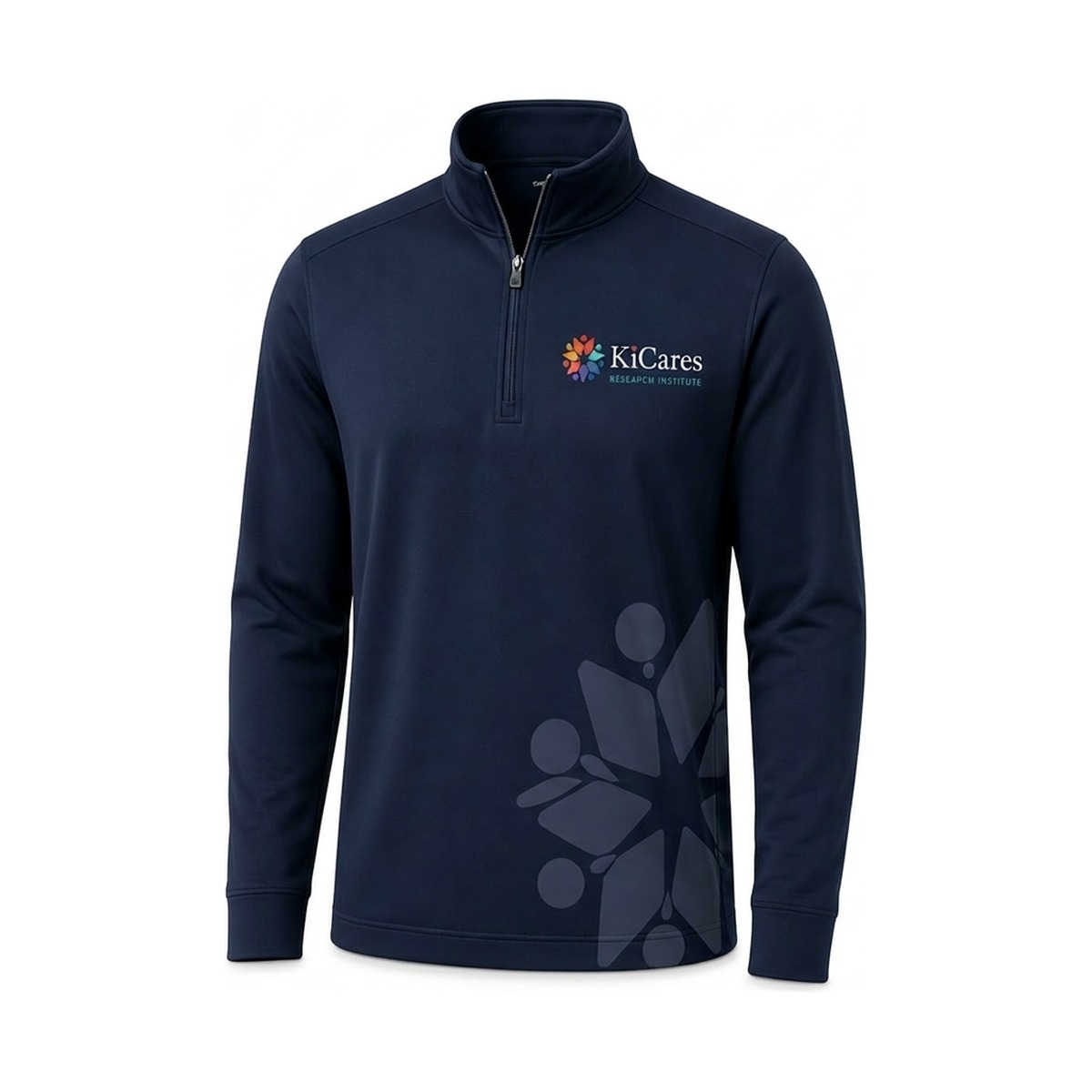 KiCares Quarter Zip — Navy