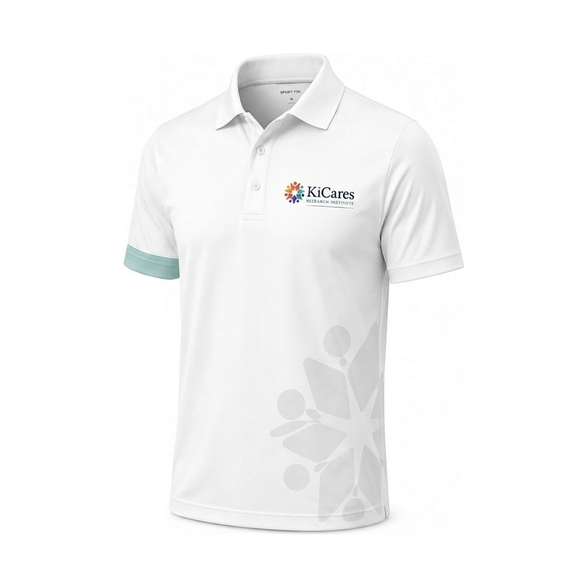 KiCares Performance Polo — White