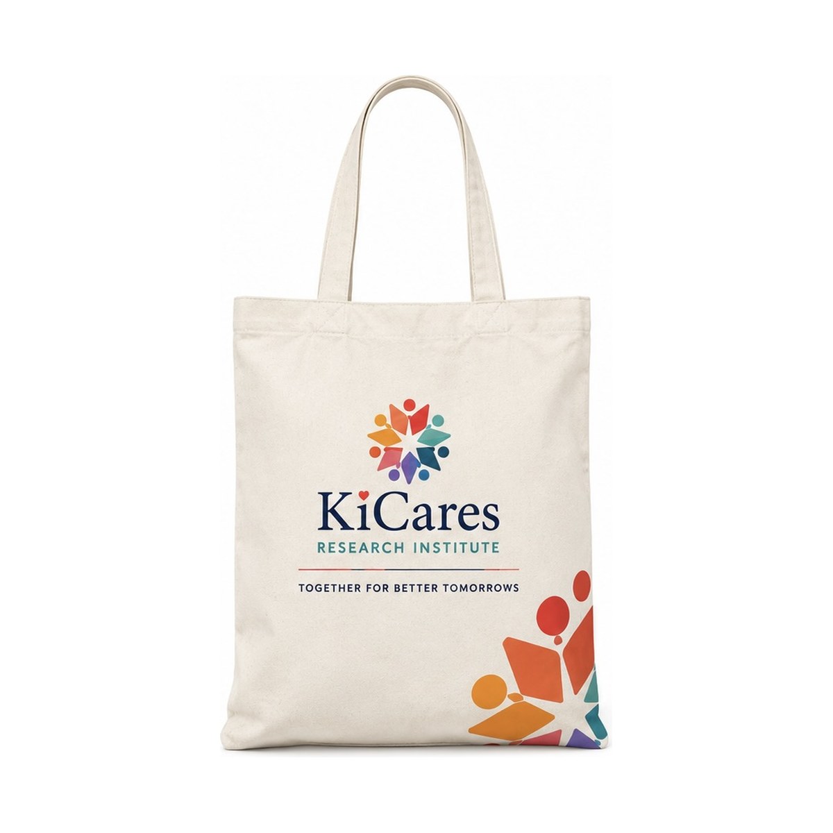 KiCares Tote Bag — Natural White