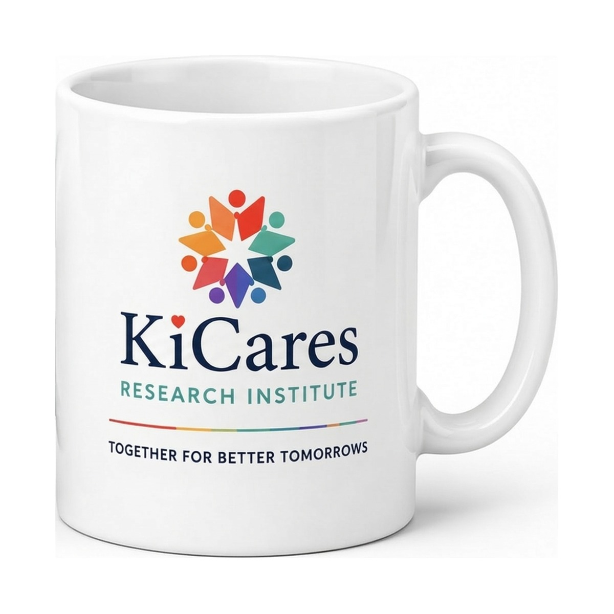 KiCares Coffee Mug — White