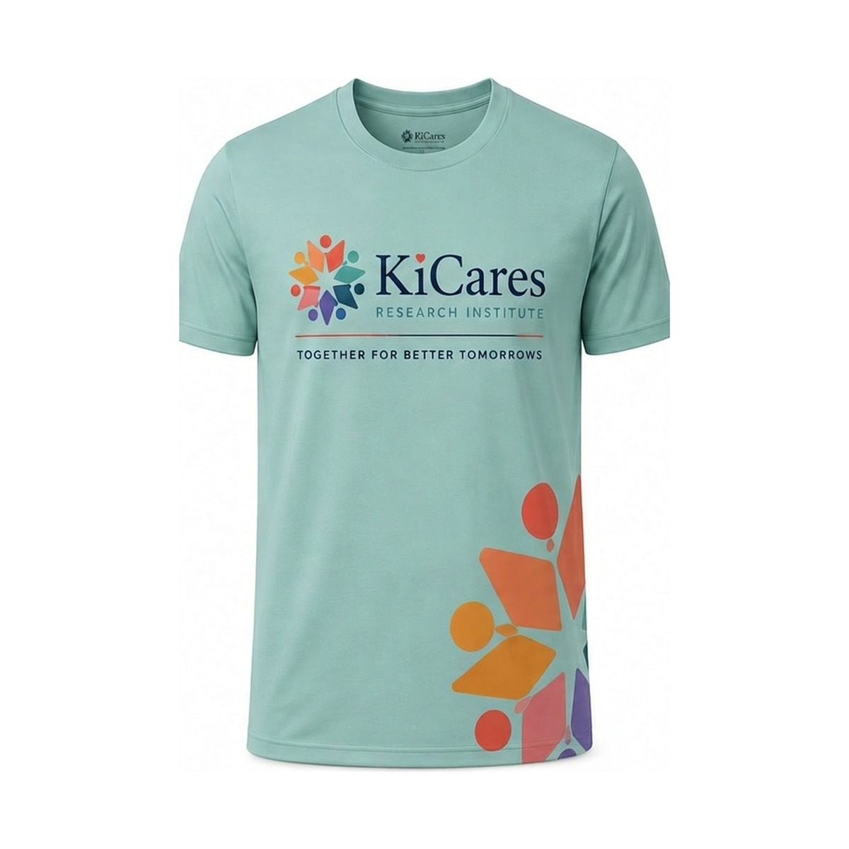 KiCares Signature T-Shirt — Teal