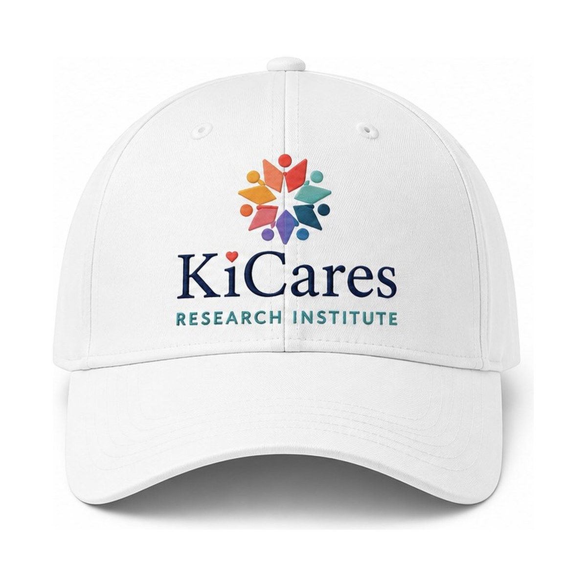 KiCares Baseball Cap — White