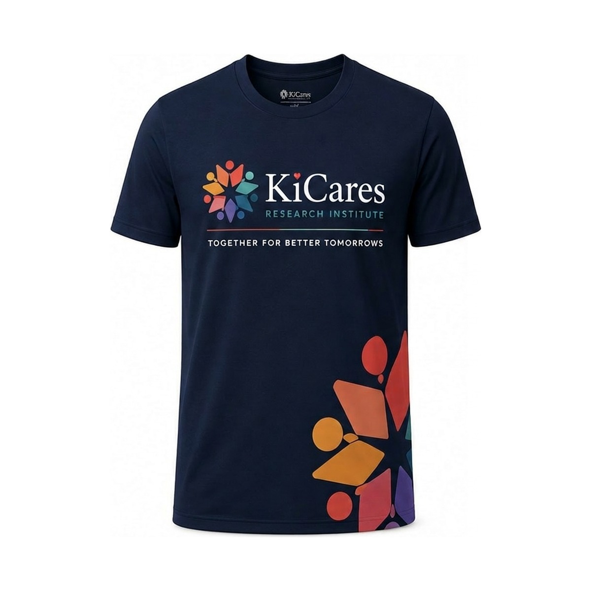 KiCares Signature T-Shirt — Navy